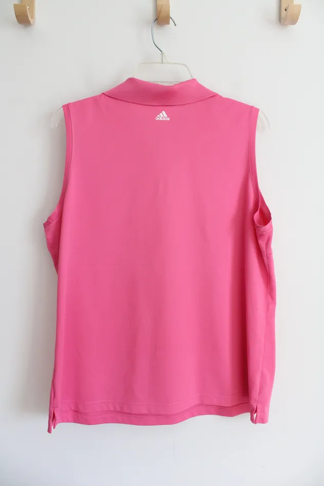 Adidas Pink Athletic Polo Tank XL Adidas Earrings