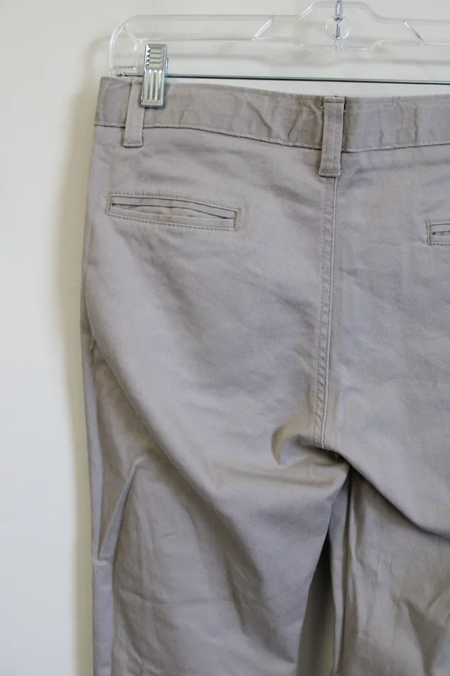 Earrings Chaps Tan Khaki Chino Pants 16 Chaps