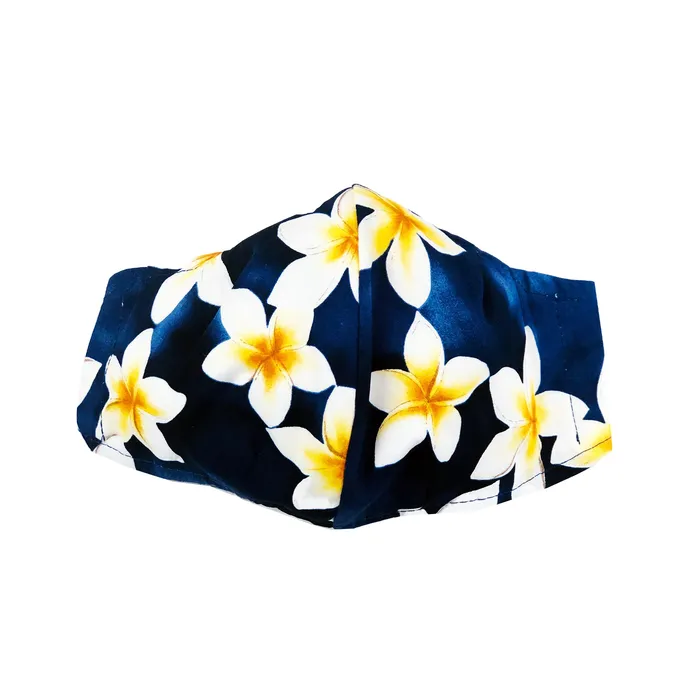 Earrings Hawaiian Print Adult Fashion Face Mask ROYALHAWNCREAT