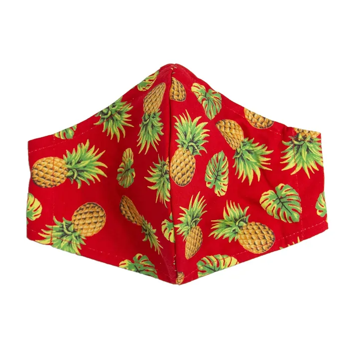 Earrings Hawaiian Print Adult Fashion Face Mask ROYALHAWNCREAT