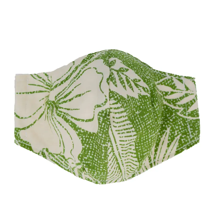 Earrings Hawaiian Print Adult Fashion Face Mask ROYALHAWNCREAT