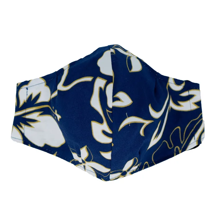 Earrings Hawaiian Print Adult Fashion Face Mask ROYALHAWNCREAT
