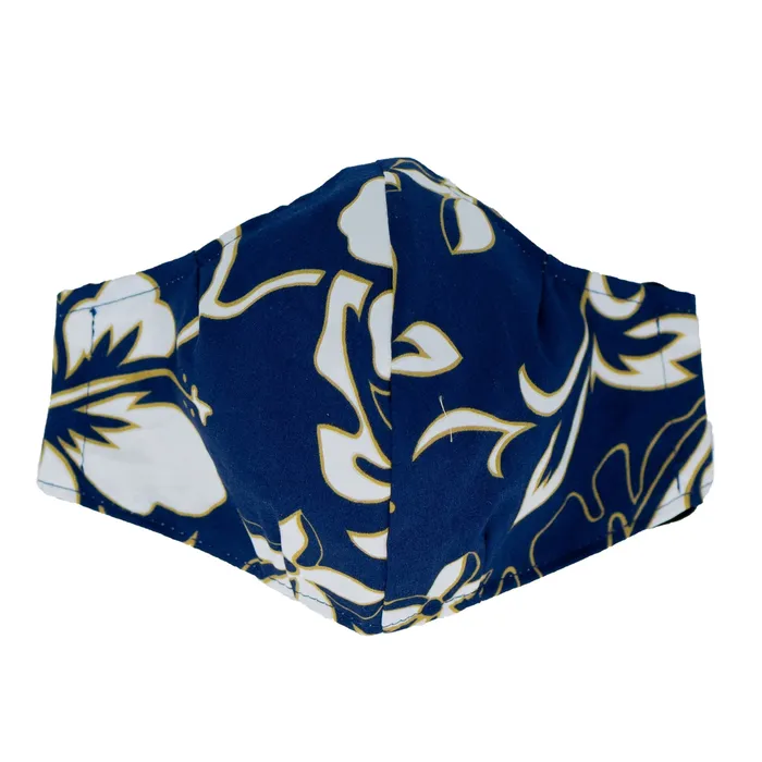 Earrings Hawaiian Print Adult Fashion Face Mask ROYALHAWNCREAT