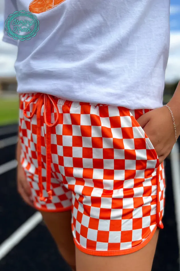 Earrings STERLING KREEK PEP RALLY SHORTS ORANGE