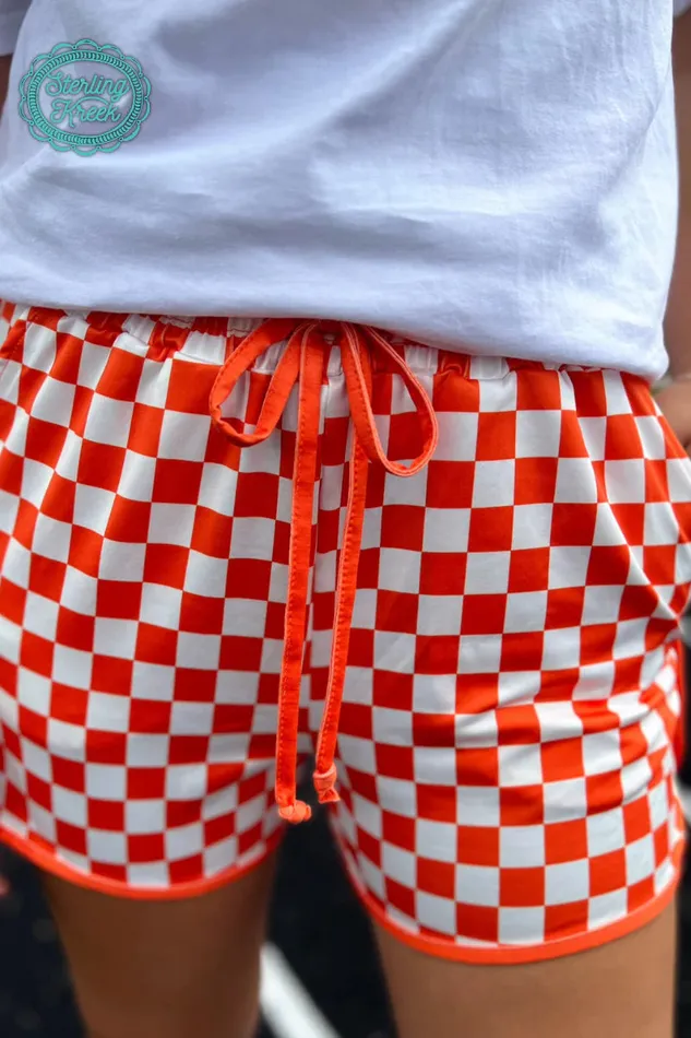 Earrings STERLING KREEK PEP RALLY SHORTS ORANGE