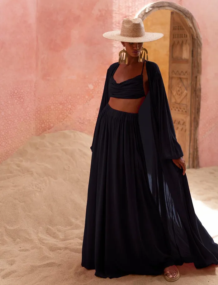Erika Pea Earrings AVANA LONG JACKET