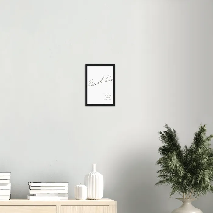 Gelato Earrings Matthew 1926 Matte Poster Wooden Frame A4 Gelato Earrings Matthew 1926 Matte Poster Wooden Frame A4
