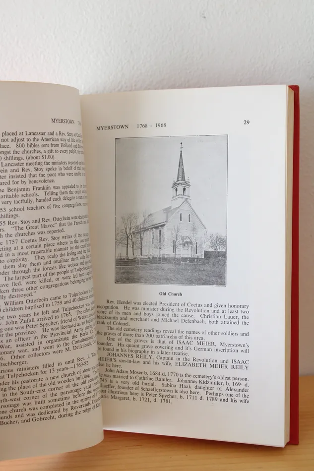 Jubilee Thrift Earrings Myerstown Pennsylvania Bicentennial 17681968 Book