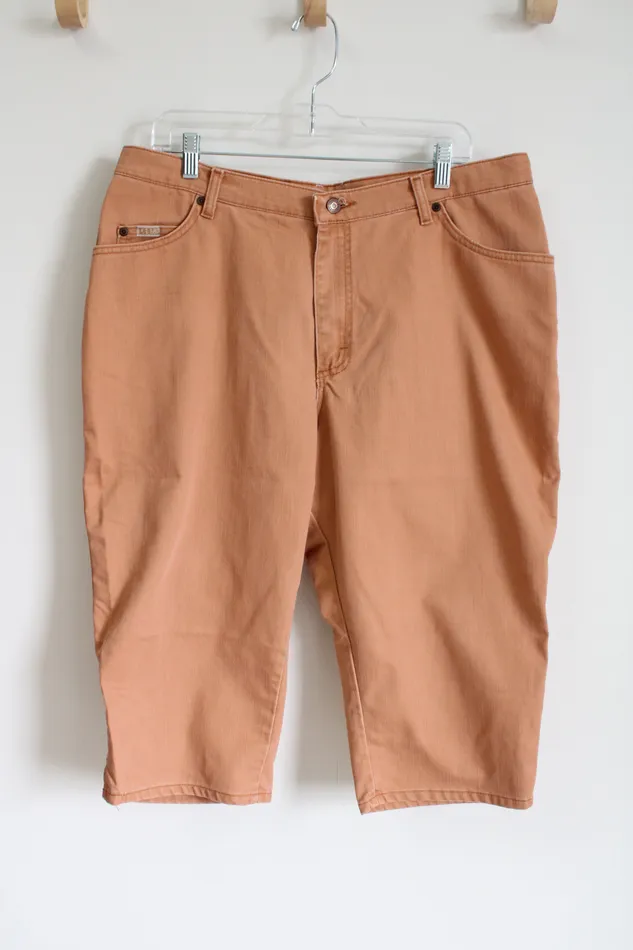 Lee Earrings Lee Orange Denim Long Shorts 18