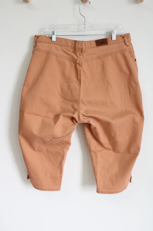 Lee Earrings Lee Orange Denim Long Shorts 18