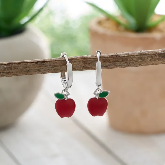 Little Apple Earrings Chadds Ford Jewelry Earrings