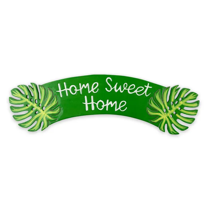 MARUEGERTZ Earrings Home Sweet Home Monstera Sign 19