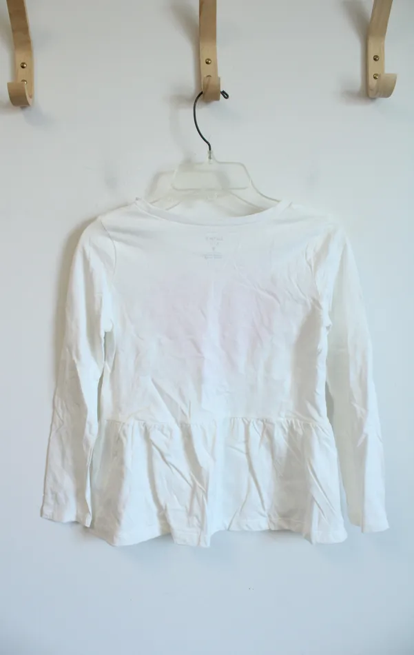 NEW Carters Strong Girls Strong World Gold Star Heart White Shirt Youth 8 Carters Necklaces