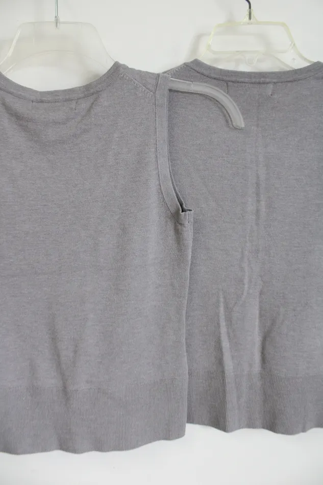 NEW Grace Elements Butter Soft Gray Knit Matching Tank Cardigan PP Petite Grace Elements Earrings