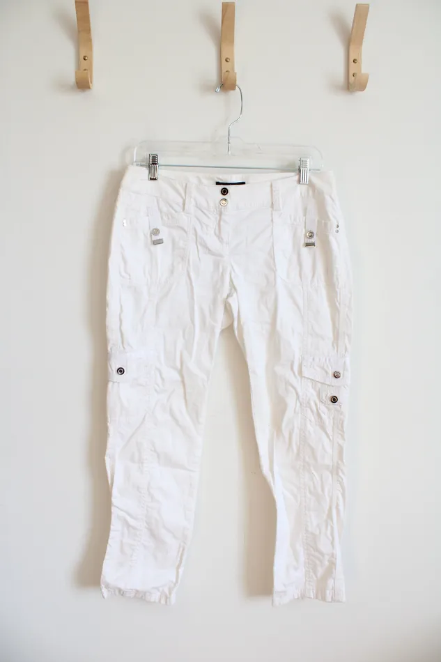 Rings White House Black Market White House Black Market White Cargo Pants 2