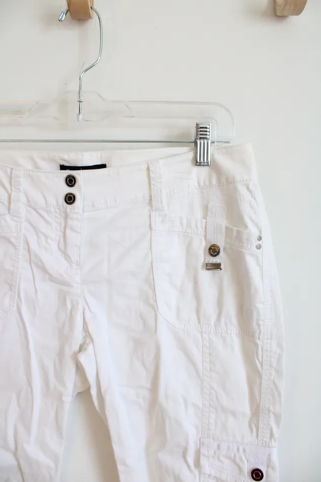 Rings White House Black Market White House Black Market White Cargo Pants 2