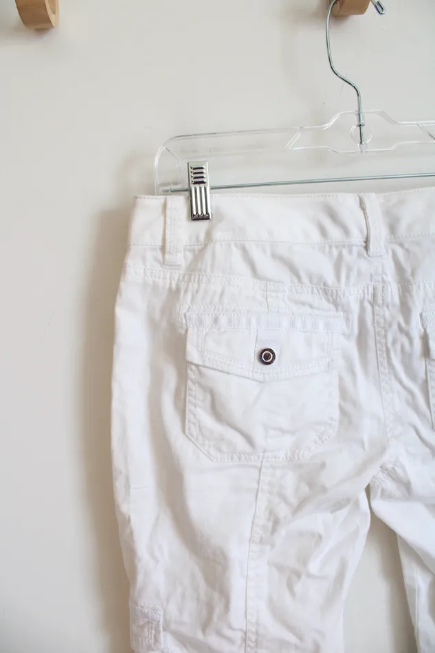 Rings White House Black Market White House Black Market White Cargo Pants 2
