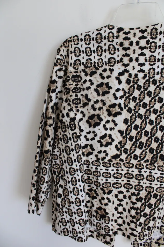 Ruby Rd Leopard Print Cotton Jacket 16 Ruby Rd Earrings