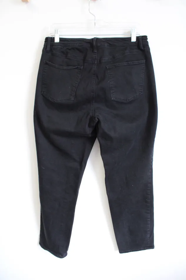 Talbots Slim Ankle Curvy Black Jeans 12 Talbots Rings