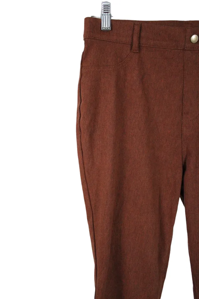Time And Tru Necklaces Time And Tru Rust Orange Stretch Jegging S 46