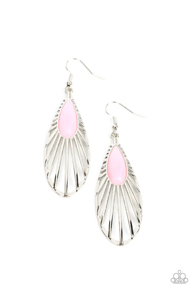 WINGADingDing Pink Paparazzi Accessories Earrings