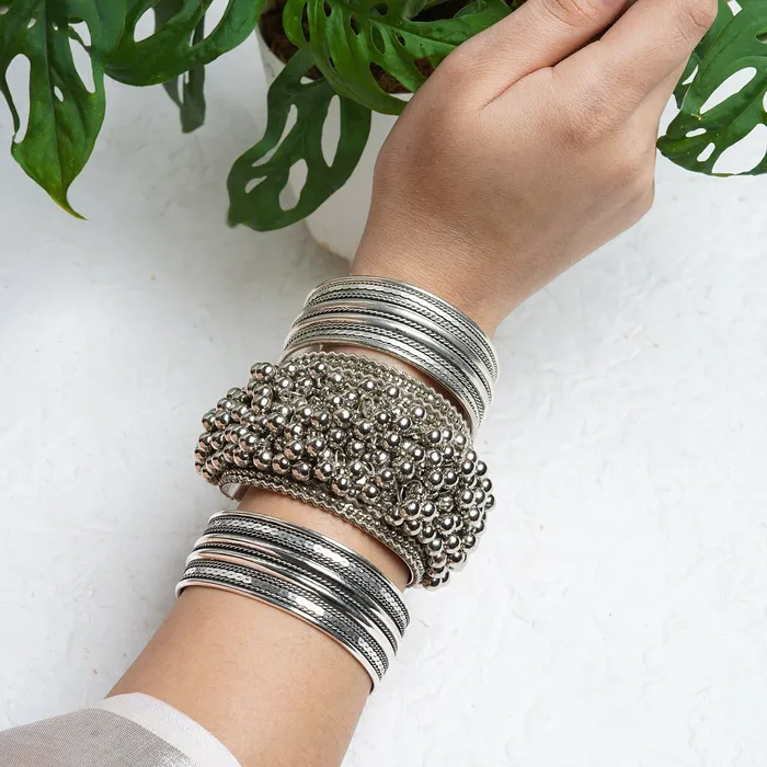 Bracelets Teejh Teejh Madri Stacked Bracelet Set