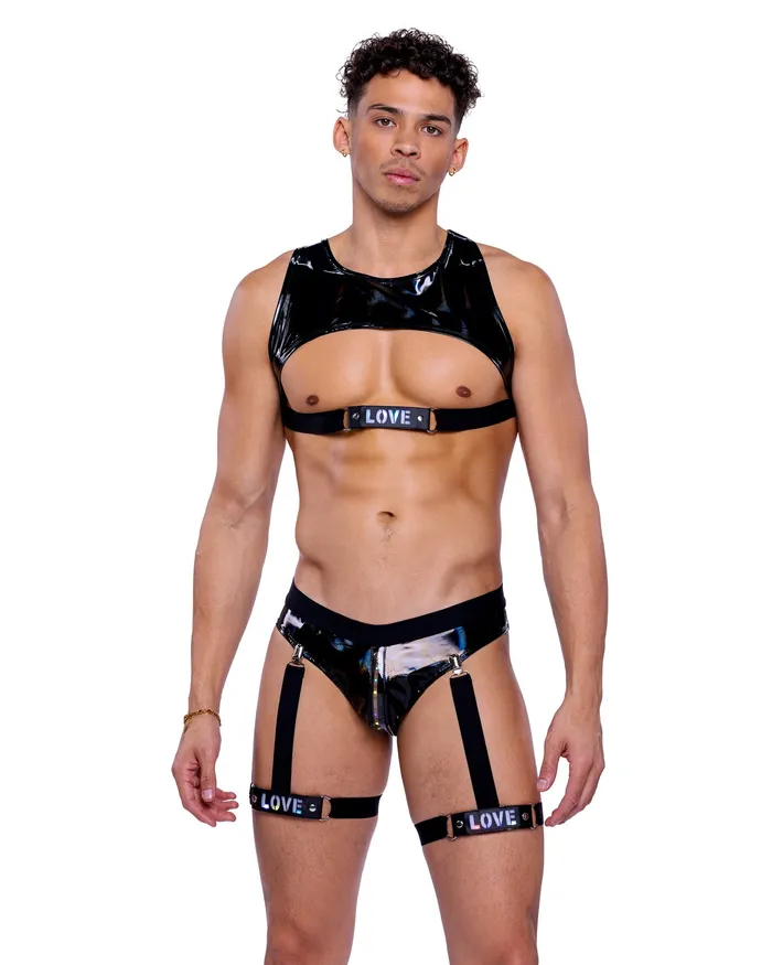 Earrings 6507 Pride Cropped Vinyl Top Roma Costume Inc