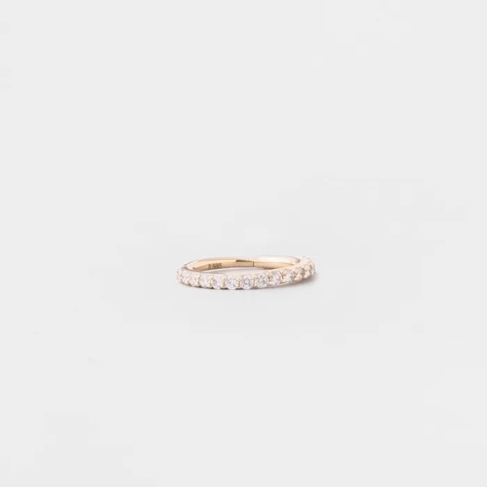 fejn PWD Rings diamond segment ring solid gold