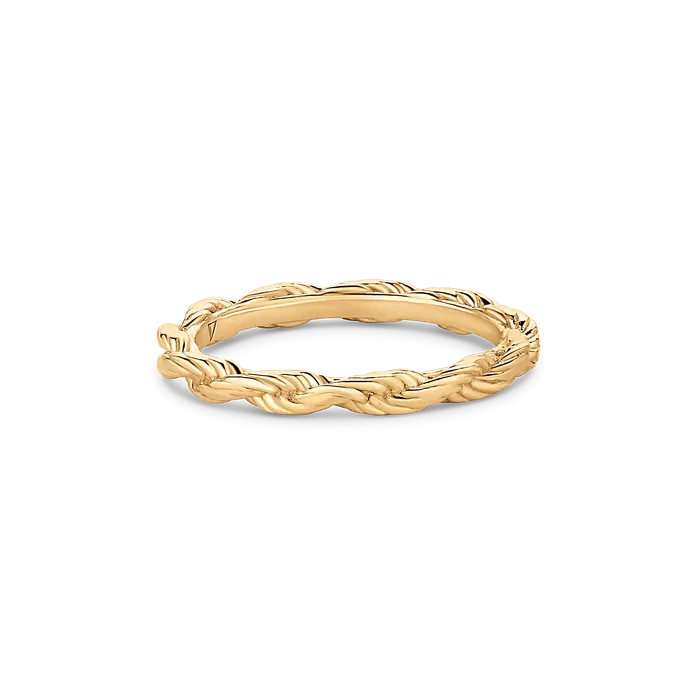 Florence Rings Rope Ring Gold Vermeil Florence Rings Rope Ring Gold Vermeil