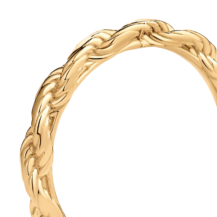 Florence Rings Rope Ring Gold Vermeil Florence Rings Rope Ring Gold Vermeil