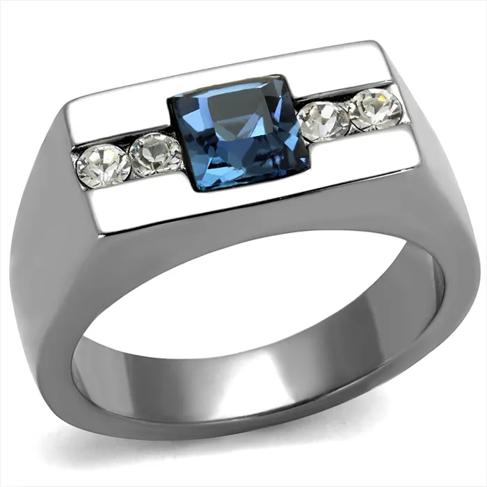 Green Rings CJE2307 Wholesale Mens Montana Blue Ring