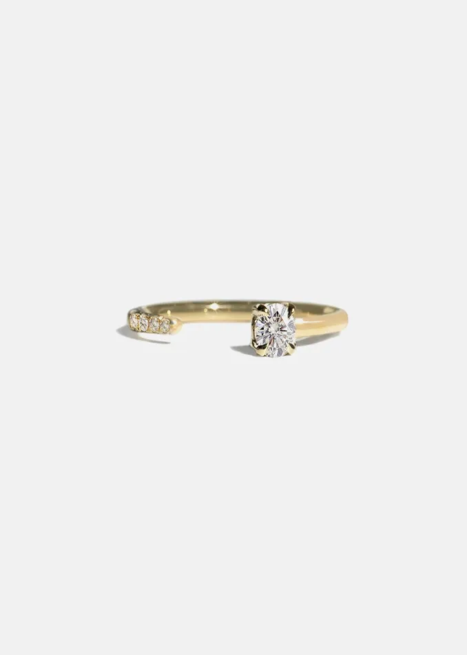 KATKIMfinejewelry Rings Oval Brilliant Crescendo Band