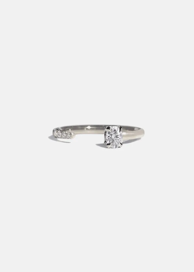 KATKIMfinejewelry Rings Oval Brilliant Crescendo Band