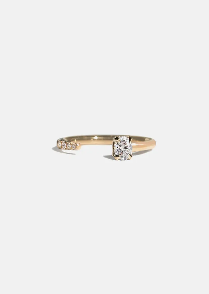 KATKIMfinejewelry Rings Oval Brilliant Crescendo Band