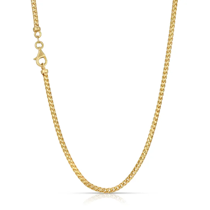 Saints Gold Co Rings 25MM Franco Chain Diamond Cut