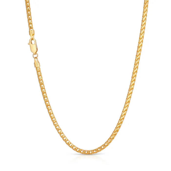 Saints Gold Co Rings 25MM Franco Chain Diamond Cut