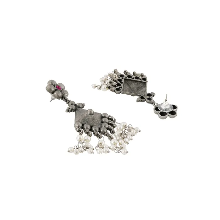 Teejh Earrings Malar Oxidised Earring