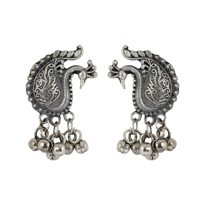 Teejh Necklaces Teejh Siddhi Silver Oxidised Necklace Teejh Necklaces Teejh Siddhi Silver Oxidised Necklace