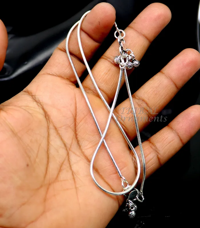 15mm 105 light weight delicate 925 sterling silver snake chain anklet bracelet trendy anklets bracelet belly dance jewelry ank535 TRIBAL ORNAMENTS Bracelets 15mm 105 light weight delicate 925 sterling silver snake chain anklet bracelet trendy anklets bracelet belly dance jewelry ank535 TRIBAL ORNAMENTS Bracelets