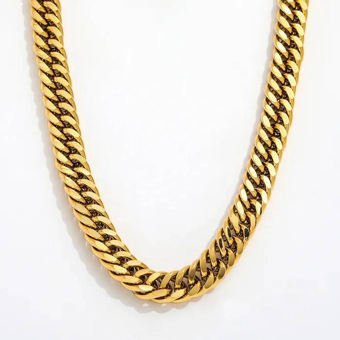 18K GoldFilled Chunky Cuban Link Necklace Jewelvers Necklaces 18K GoldFilled Chunky Cuban Link Necklace Jewelvers Necklaces