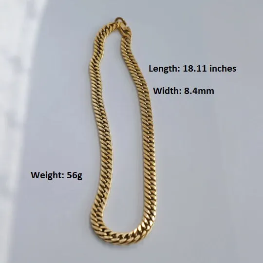 18K GoldFilled Chunky Cuban Link Necklace Jewelvers Necklaces 18K GoldFilled Chunky Cuban Link Necklace Jewelvers Necklaces