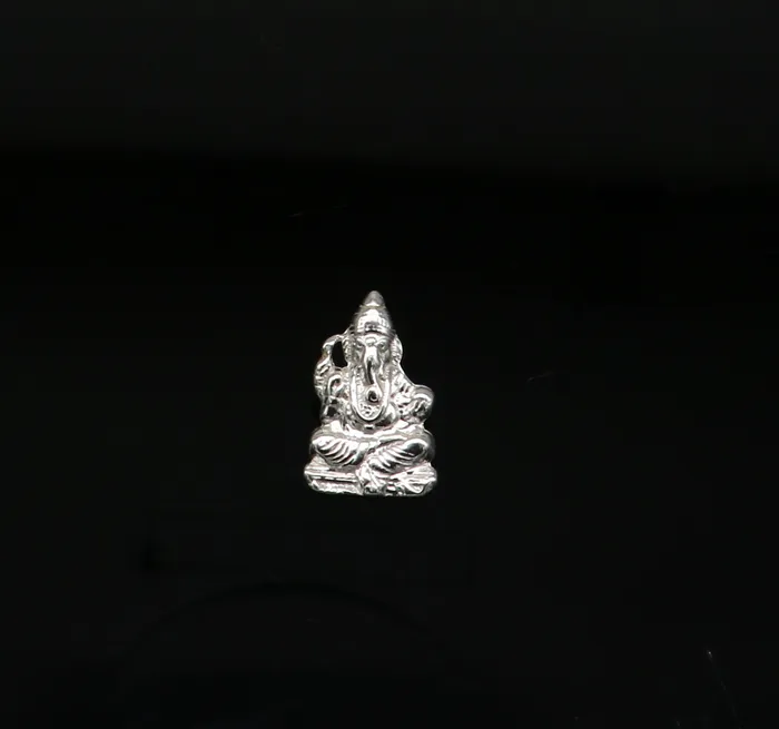 925 sterling silver customized idol Ganesha design stylish pedant fabulous pendant unisex jewelry from India unique fancy jewelry ssp425 TRIBAL ORNAMENTS Necklaces