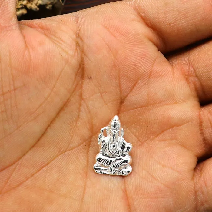 925 sterling silver customized idol Ganesha design stylish pedant fabulous pendant unisex jewelry from India unique fancy jewelry ssp425 TRIBAL ORNAMENTS Necklaces