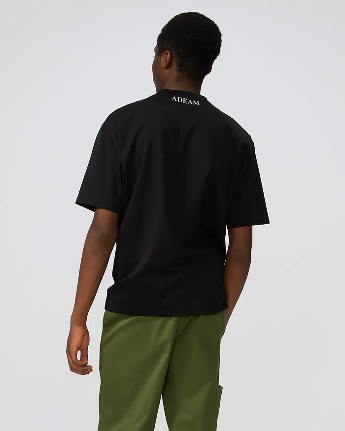 Black Logo TShirt ADEAM Rings