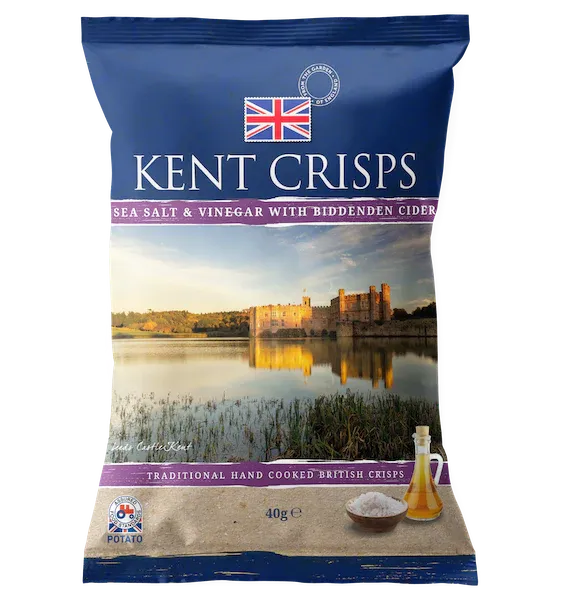Earrings Kent Crisps Sea Salt Biddenden Cider 150g HRH International