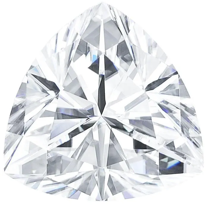 FAB Trillion Moissanite Fire Brilliance Earrings