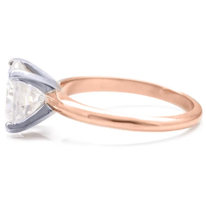Fire Brilliance Rings Oval Center Stone 4 Prongs FANCY Solitaire Ring