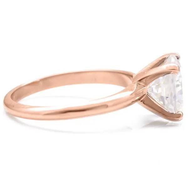 Fire Brilliance Rings Oval Center Stone 4 Prongs FANCY Solitaire Ring