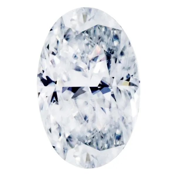 FIRE BRILLIANCE Rings Skinny Crushed Ice Oval Cut