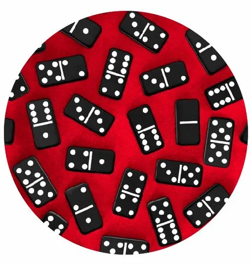 Iris Fashion Jewelry Earrings CT11 Dominos Coaster